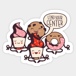 Yoga Muffins Sticker